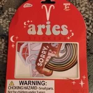 Aries Sticker Set - Red and Multicolor